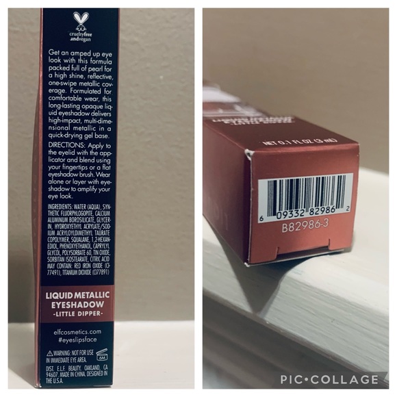 NWT Full Size! ELF COSMETICS Liquid Metallic Eyeshadow - “LITTLE DIPPER” - Picture 3 of 9